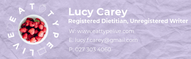 Lucy Carey - Registered Dietitian